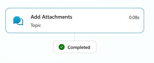 Attachments queued in Copilot Studio