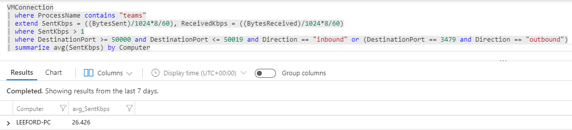 Monitoring Microsoft Teams network traffic